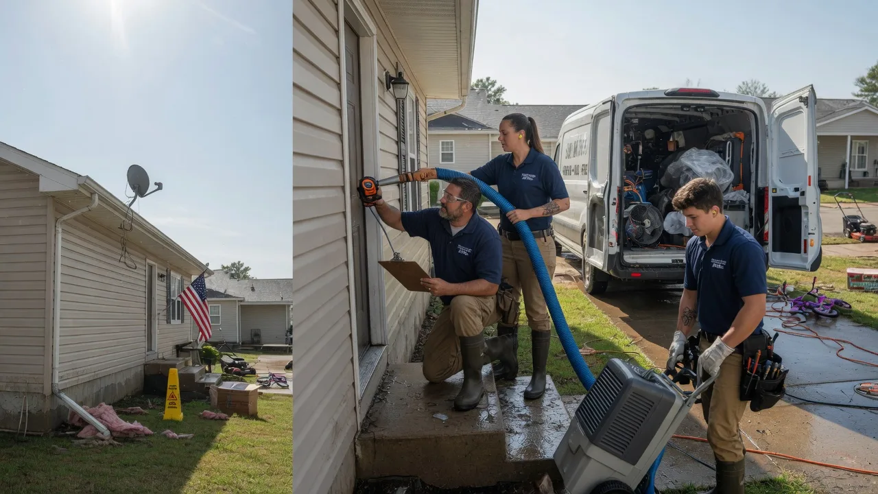 Ceiling Water Damage Restoration in Yatesboro, PA near me